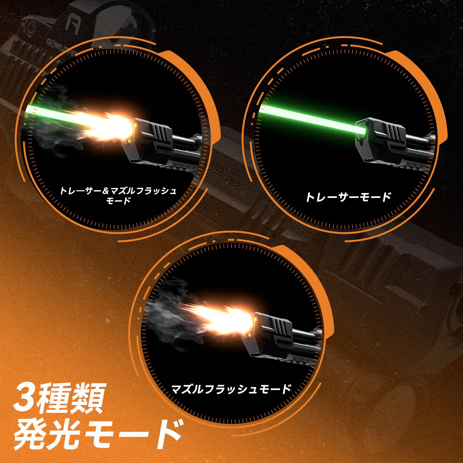 ⭐︎ACETECH Quadra トレーサーユニット フラッシュモード搭載⭐︎ Amazon.co.jp: ACETECH Quadra エアソフト トレーサーユニット